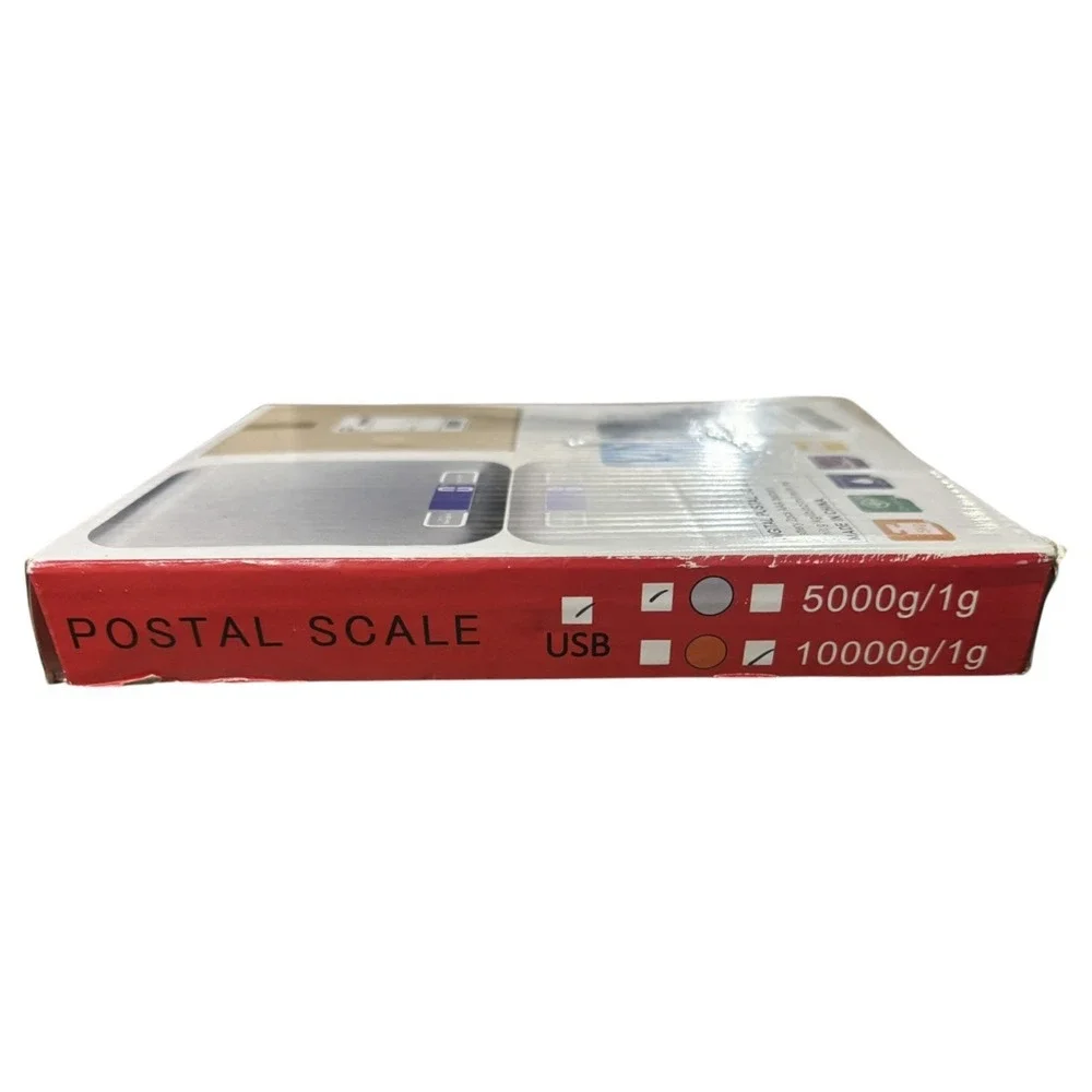 Digital Kitchen & Postal Scale | Stainless Steel | 11lb/5kg 1g Accuracy | Silver